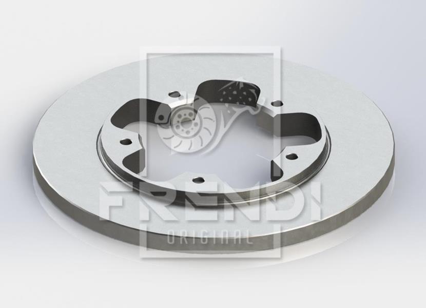 FRENDI 13572 Arka Fren Diski Transit V363 14> Tek Teker A.Ceker Duz 308mm 5 Bijon