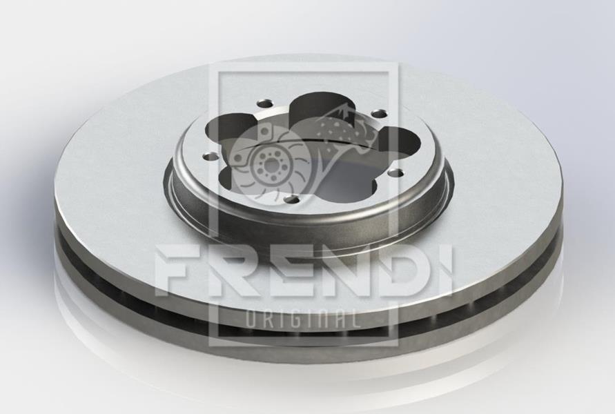 FRENDI 13551 On Fren Diski Aynasi Transit Custom V362-V363 12> Arka Tek Teker Cap 288 33