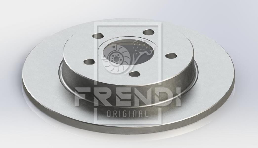 FRENDI 13357 Arka Fren Disk Aynasi Focus Ii 04>C Max 07> 1.6ti 16v 1.6tdci 1.8 Mazda Iii 03>Olcu 265 11 5 Bijon