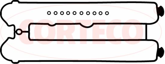 CORTECO 83026156 Üst Kapak Contasi Oring Takimi Astra F-G-H-Omega B-Vectra B 2.0 16v X20xev