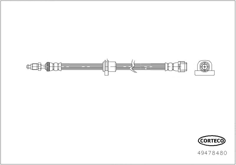 CORTECO 49478480 Brake Hose