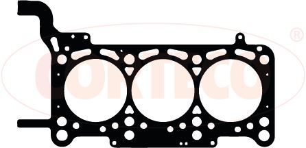 CORTECO 83415474 Silindir Kapak Contasi Vw Touareg-Audi-A4-A5-A6-A8-Q7 05> Cata-Bks-Bsg-Bpp-Bkn-Asp-Capa-Ccwa-Cand-B Ng-Bmk 2.7-3.0 Tdi V6 2 Kertik 1-3 Silindir İçin Kalinlik: 1.15mm
