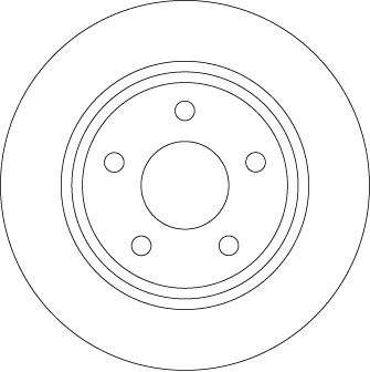 JX61 2A315 AEA Fren Diski Arka Dis Cap (271 Mm ) Adet Focus