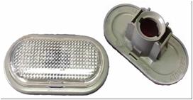 WPI RK2137 Çamurluk Sinyali Beyaz Renault Kangoo 97> Clio Ii 98>05 Megane I 96> Scenic I 96> Master Ii 01> Trafic Ii 06> Twingo 96>