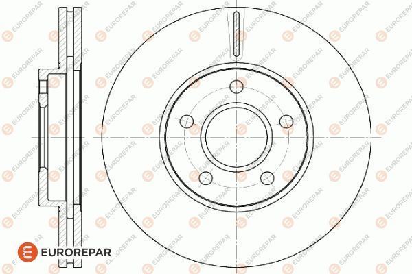 EUROREPAR 1622816380 On Fren Disk Aynasi Connect 1.8tdci 02>13 Abs Li 278x24x5dl Havali