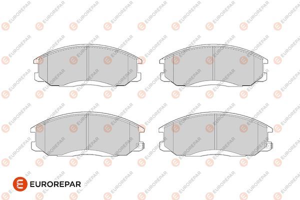 PSA-1682321380 Eurorepar Balata Fren On- (Ssangyong Actyon 08/12/Kyron 08/12/Hyundai Santafe 01/06/Trajet 01// )