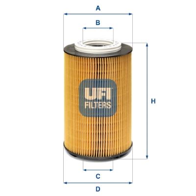 UFI 2523500 Oil Cartridge Man-Neoplan