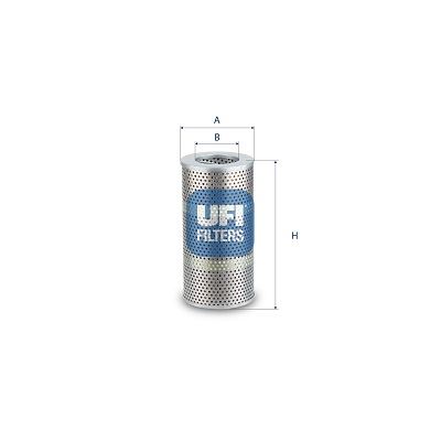 UFI 2568300 Oil Cartridge Hitachi-Komatsu-Mitsubishi