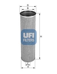 UFI 2744500 Air Atlas Copco-Case-Case Construction-Drott-Hitachi-John Deere-Komatsu