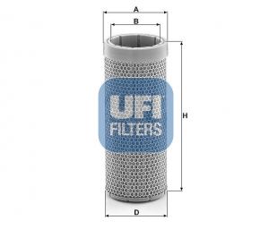 UFI 2755700 Air Case-John Deere-New Holland