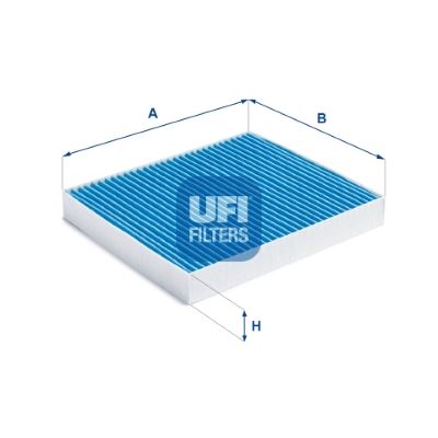 UFI 3411400 Argentium Audi-Lamborghini-Mercedes Benz-Seat-Skoda-Volkswagen