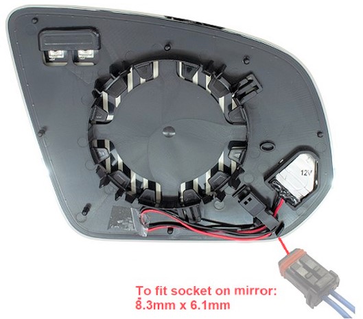 ART MG009.9592 Cam Isitmali Asferik Blis Sol Mercedes G-Class W464 18 >