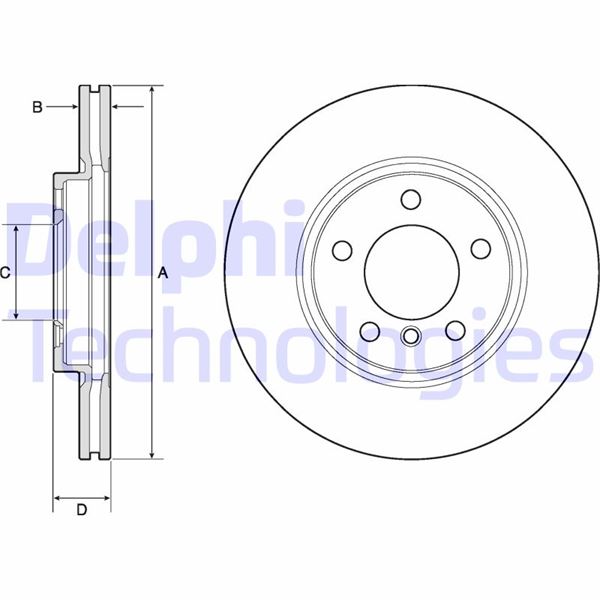 DELPHI BG4771C Fren Diski On Mini R60 R61