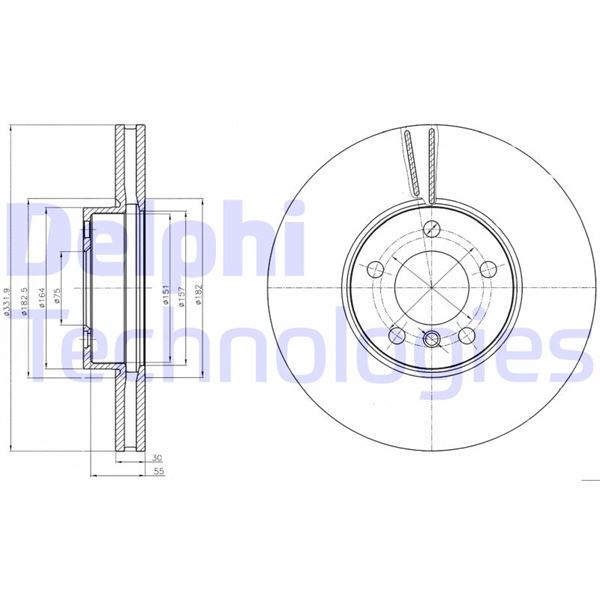 DELPHI BG9061 Fren Diski On Bmw E70 F15 E71 F16