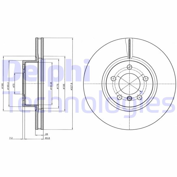 DELPHI BG9108 Fren Diski On Bmw F25 F26