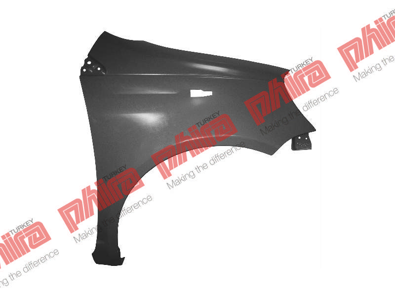 ORAN 1805012 Çamurluk Ön Sağ Sinyal Delikli Sac Toyota Yaris 2000-2005