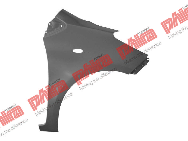 ORAN 1807012 Çamurluk Ön Sağ Sinyal Delikli Sac Toyota Yaris 2006-2011