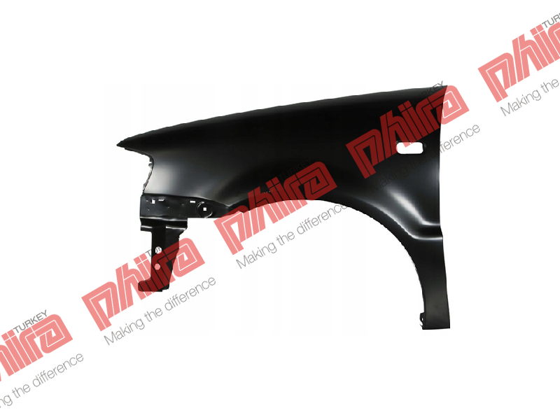 ORAN 835011 Çamurluk Ön Sol Sinyal Delikli 13-14 İnç Sac Volkswagen Polo 2000-2002