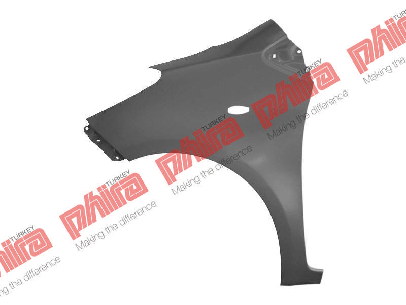 ORAN 1807011 Çamurluk Ön Sol Sinyal Delikli Sac Toyota Yaris 2006-2009