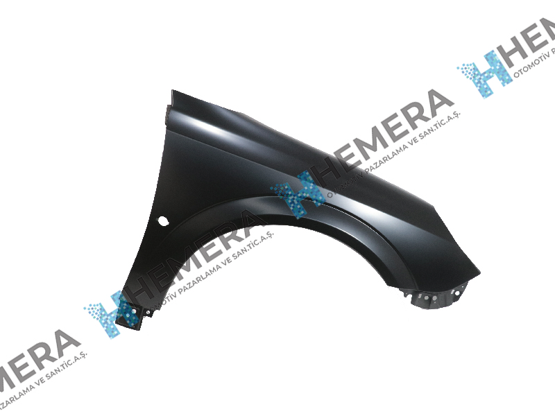 GORDON 5193CR Çamurluk Ön Sağ Sac Sinyal Delikli Opel Vectra C 2002-2008