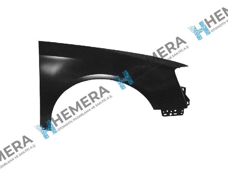 GORDON 99669R Çamurluk Ön Sağ Sac Sinyal Deliksiz Volkswagen Passat 2006-2011