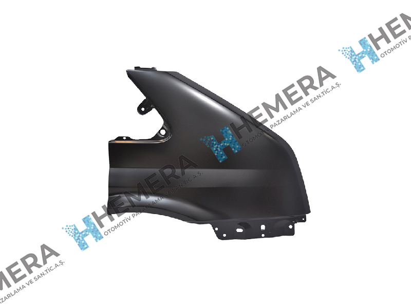 GORDON 99D04AR Çamurluk Ön Sağ Sac Sinyal Deliksiz Ford Transit 2006-2014