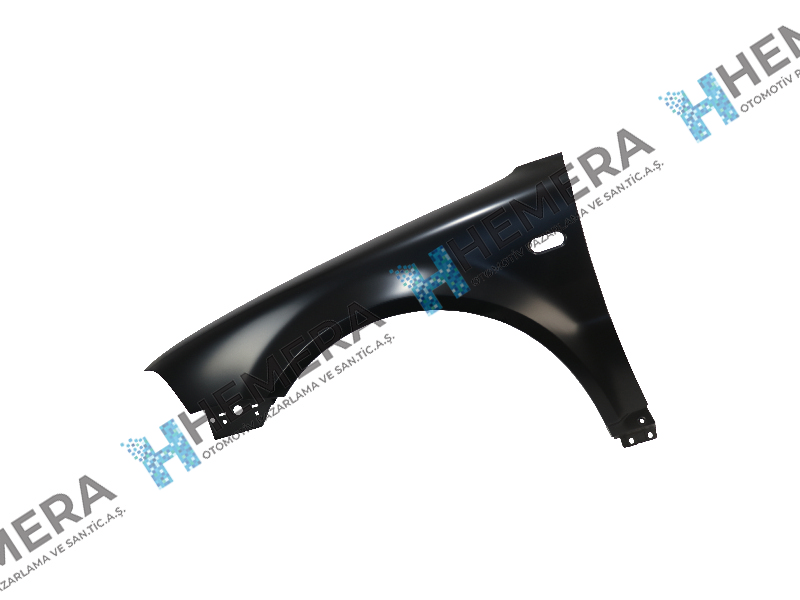 GORDON 99511L Çamurluk Ön Sol Sac Sinyal Delikli Volkswagen Passat 2001>