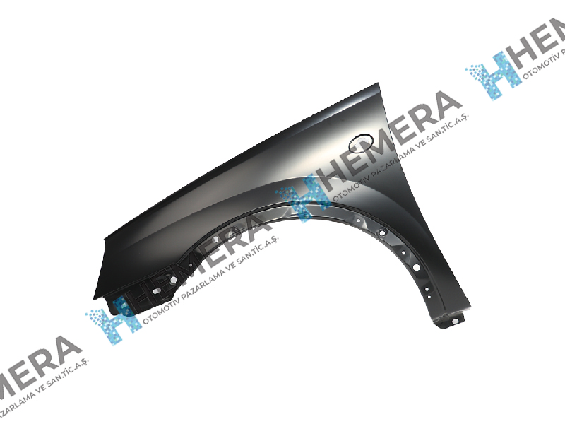 GORDON 99612L Çamurluk Ön Sol Sac Sinyal Deliksiz Dodik Delikli Opel Corsa C 2001-2011