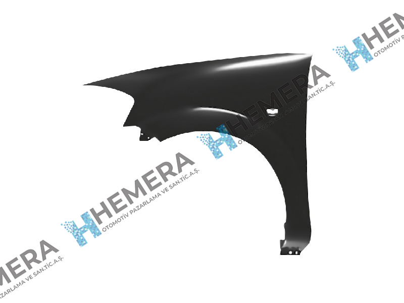 GORDON 99A33L Çamurluk Ön Sol Sac Sinyal Delikli Citroen C3 2002-2005