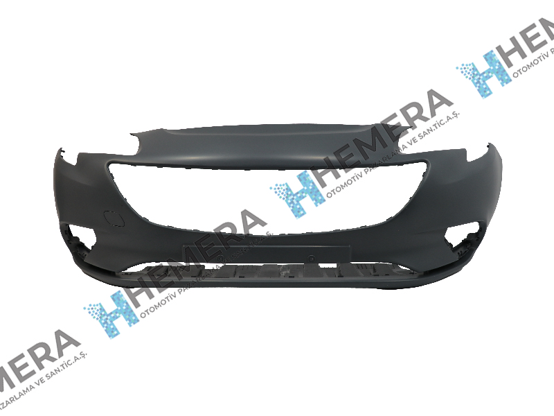 GORDON BP1256 Tampon Ön Sisli Sensörsüz Siyah Opel Corsa E 2015-2019