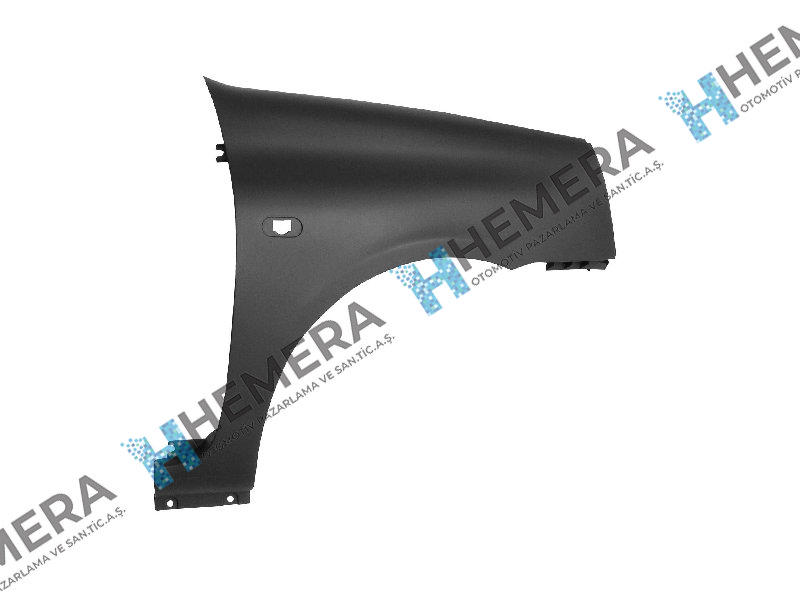 PULO PW-RC42 Çamurluk Ön Sağ Sinyal Delikli Renault Clio Iii 2001-2007