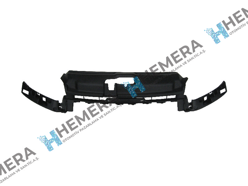 PULO P1-20812-W1 Tampon İskeleti Ön Üst Panel İç Plastiği Peugeot 208 2012>