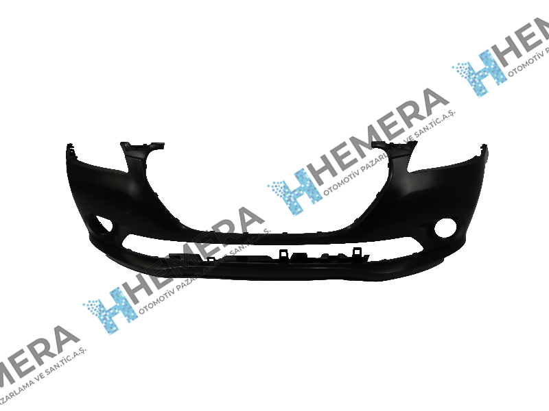 PULO P1-30113 Tampon Ön Astarsiz Sisli Sensörsüz Peugeot 301 2009>
