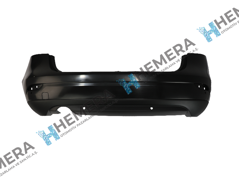 PULO P1-RFU1 Tampon Ön Sisli Siyah Renault Fluence 2009-2011