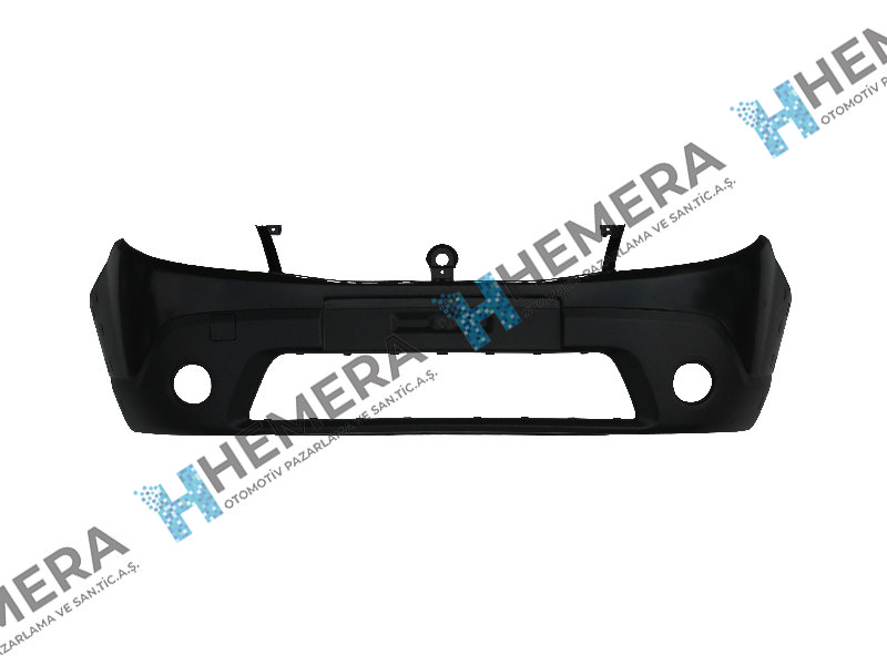 PULO P1-DA-SANP16 Tampon Ön Sisli Siyah Dacia Sandero 2009>
