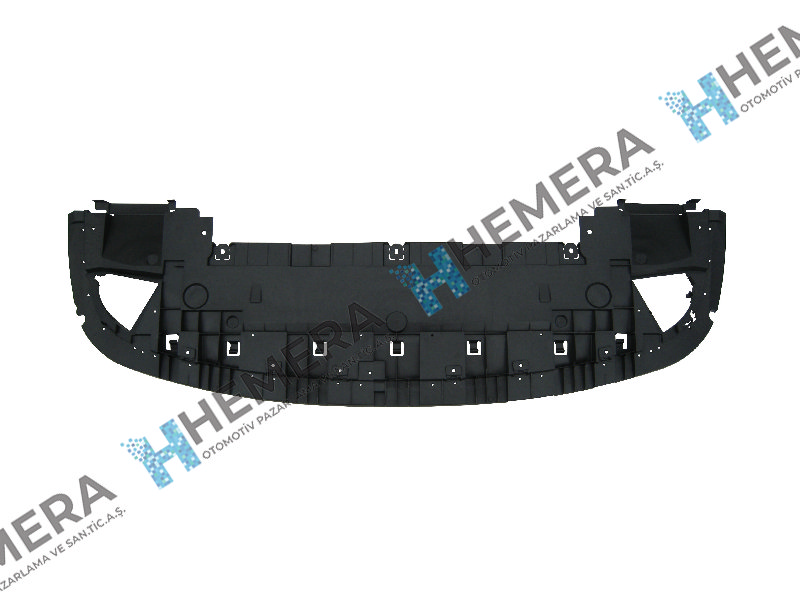 PULO P1-RTF3B Tampon Bakaliti Ön Alt Renault Trafic 2012-2015