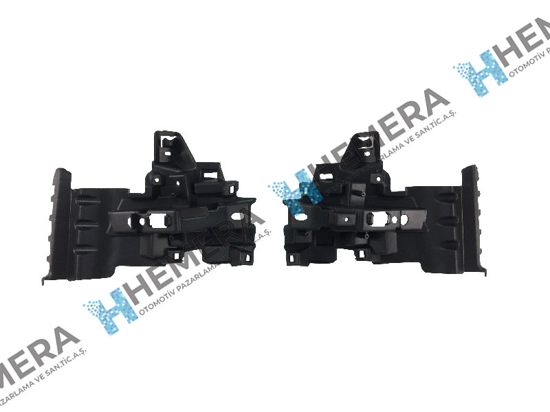 PULO PZ-RC8 Tampon Köşe Braketi Ön Set Renault Clio Iv 2017-2019