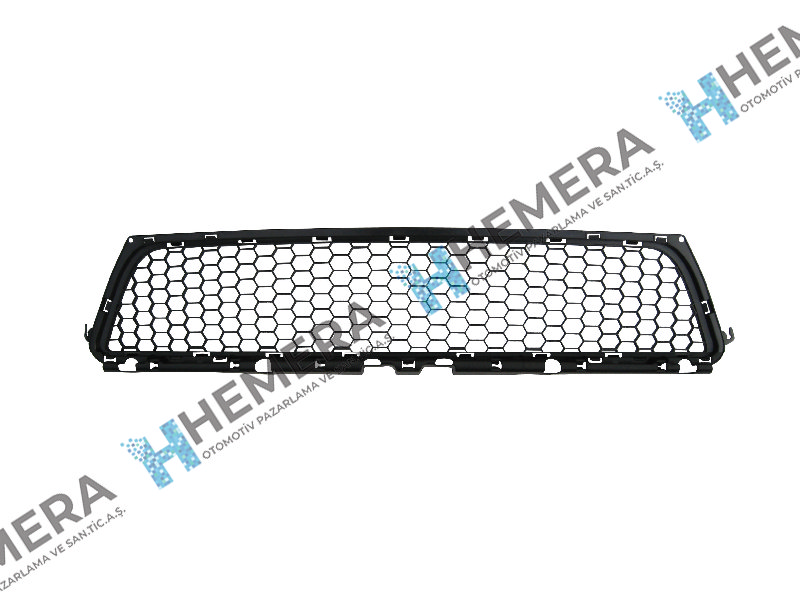 PULO PU-DA-SAN1 Tampon Izgarasi Ön Dacia Sandero 2007>