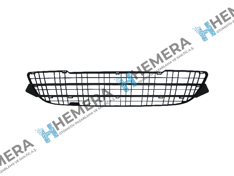 PULO PU-RE6 Tampon Izgarasi Ön Alt Orta Renault Kangoo Iii 2009-2013