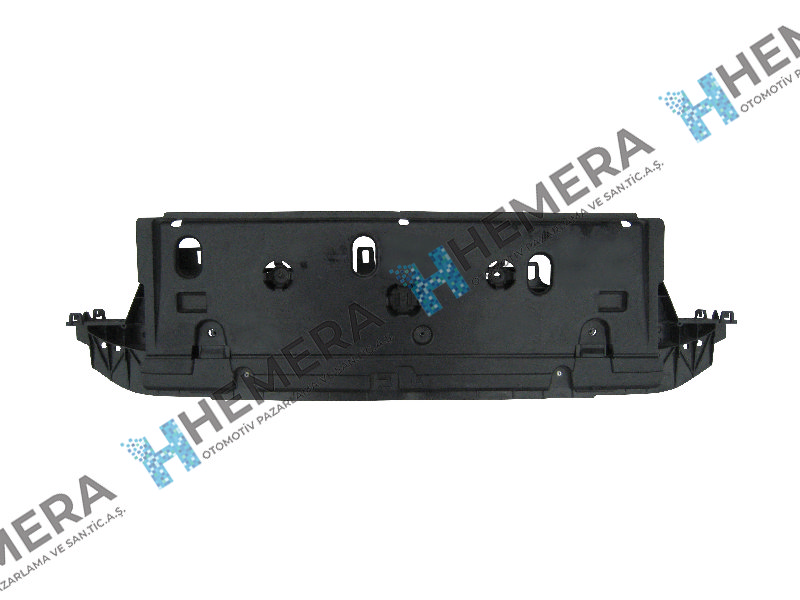PULO P1-20812B Tampon Bakalit Muhafazasi Ön Alt Peugeot 208 2012>