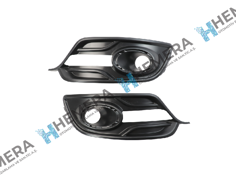 PULO P1-R09-YT6 Sis Far Izgarasi Set Gündüz Farli Renault Megane 2013-2015