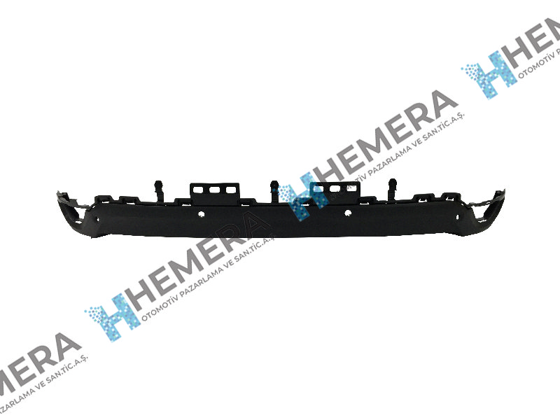 PULO P2C-R10-P Tampon Spoyleri Arka Astarli 4 Sensörlü Renault Megane Iv 2016> 850b28420r-850b28853r