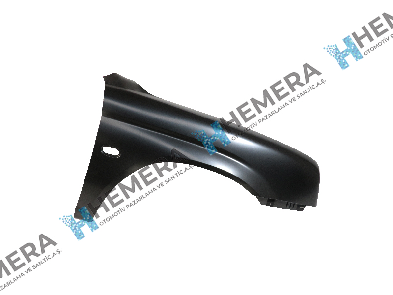 FPI MBF071RA Çamurluk Ön Sağ Sac Sinyal Delikli Mitsubishi Outlander 2003-2006