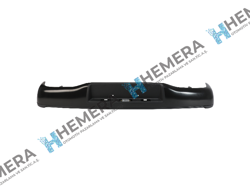 HMR-TYIB092NA Tampon Arka Siyah Komple Toyota Hilux 2005--