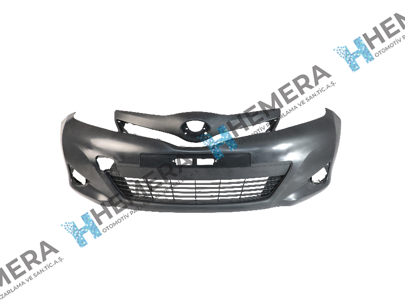 HMR-TYB203NA Tampon On Sisli Izgarali Toyota Yaris 2012-2014