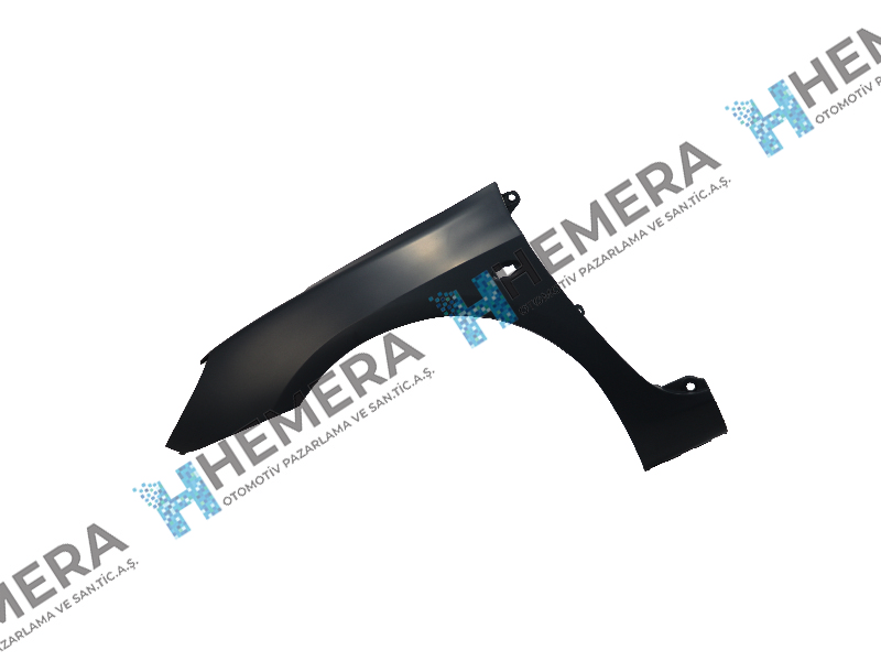 GORDON 5511BL Çamurluk Ön Sol Sac Sinyal Deliksiz Peugeot 307 2001-2004