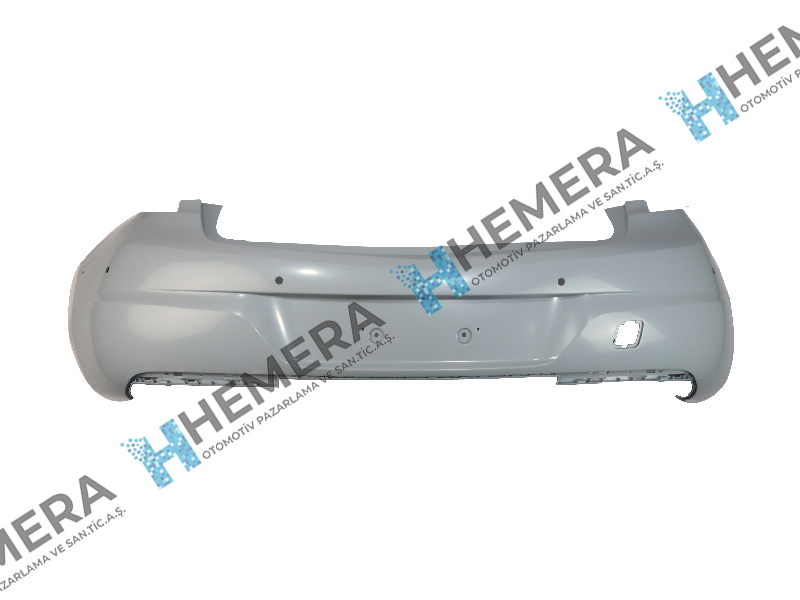 GORDON BP1196A Tampon Arka Sensörlü Gri Opel Astra K 2016>