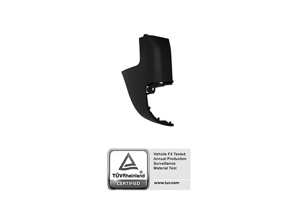 PHI-100.10246 Tampon Arka Sol Tek Kapi Maxi Siyah Citroen Berlingo 2015--