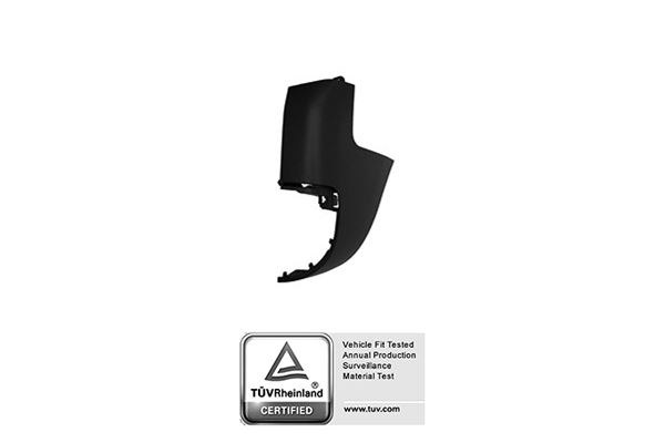 PHI-BR-08351 Tampon Arka Sag Tek Kapi Maxi Siyah Citroen Berlingo 2008--