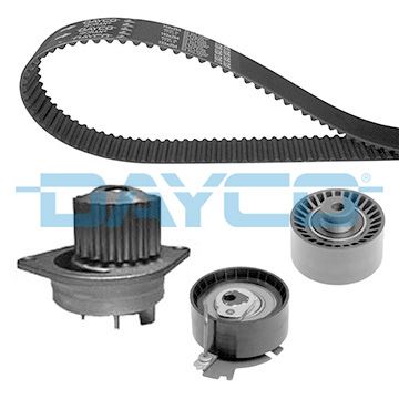 DAYCO KTBWP4170 Devirdaimli Eksantrik Gergi Kiti P206-207-307-308-Partner-C2-C3-C4-Xsara-Berlingo 1.6-1.6 16v Tu5jp4 Dfm Succe 1.6 16v 09-13 Tu5jp4